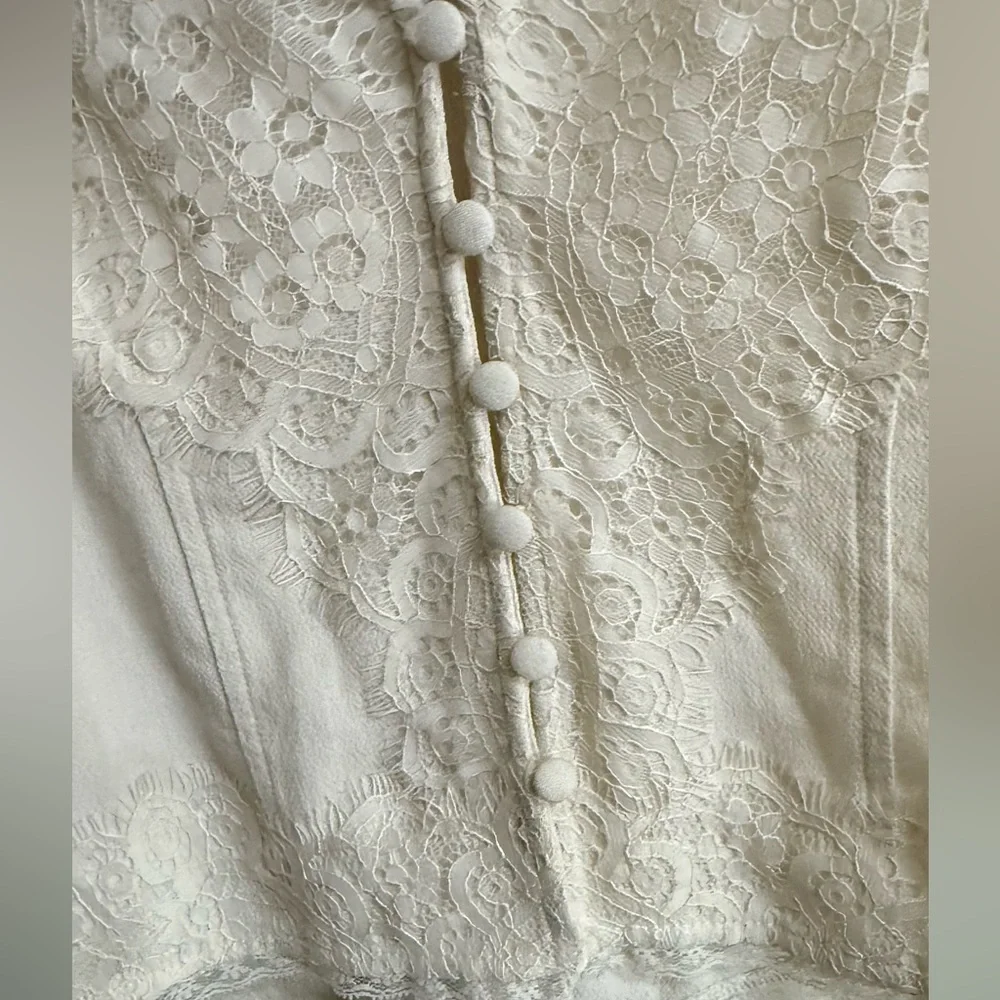 Free People Jaida Embroidered Lace-Up Vest - Picture 5 of 8